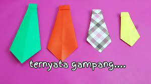 Check spelling or type a new query. Cara Membuat Dasi Dari Kertas Lipat Origami Youtube