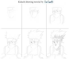 Kakashi Drawing Tutorial Kakashi Drawing Drawing Tutorial Drawings
