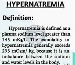 Image result for Hypernatremia