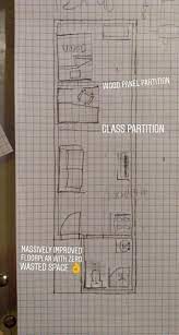 Kitchen will have stove, refridge and a dinette. Turning A 12x40 Shed Into A Tiny Home Just Finished The 6th Version Of My Floorplan What Do You Guys Think Any Improvements Tinyhouses
