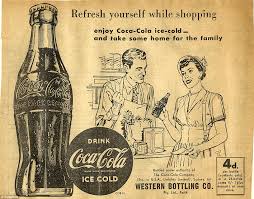 Here, a coupon offers a free glass of coke in 1887. Seven Decades Of Coca Cola Advertising Shows How The Soft Drink S Famous Curved Bottle Has Been Sold To Australians Daily Mail Online