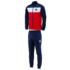 The hoodie comes in an overhead design with a drawcord hood for coverage, while the matching joggers have an elasticated waistband for the perfect fit. Official Psg Kids Football Tracksuit A Souvenir Of Paris Saint Germain