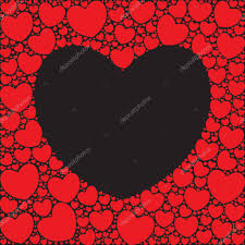 Small red heart black background. Big Black Heart On The Small Red Hearts Background Happy Valentine S Day Card Vector Illustration Premium Vector In Adobe Illustrator Ai Ai Format Encapsulated Postscript Eps Eps Format