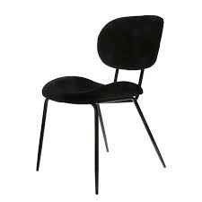 Dining glass table and 4 pu chairs set kitchen dinning room black white grey new. Hkliving Dining Chair Rib Black Set Of 2 New Collection 2019 Orangehaus