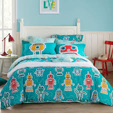 Harriet bee sonette 14 bed skirt, cotton in brown w/ turquoise, size queen | wayfair in brown with turquoise 946729805d394ccaabbdf4f029d9f3a9. Kids Turquoise Red Orange And Grey Robot Print Hipster Style Modern And Fun Twin Full Quee Turquoise Bedding Sets Coral And Turquoise Bedding Hipster Bedroom