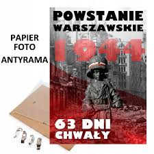 Prezentujemy zdjęcia archiwalne i kalendarium wydarzeń. Powstanie Warszawskie Plakat Niska Cena Na Allegro Pl