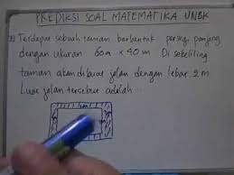 Check spelling or type a new query. Cara Mencari Luas Jalan Di Sekeliling Taman Soal Cerita Persegi Panjang Youtube