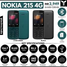 Nokia 215 4G Key Specifications and ...