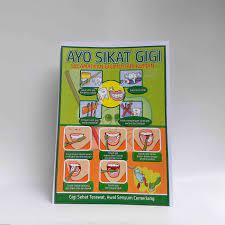 Ayo selamatkan kota ini dan rebut kembali resepsionis kita. Jual Poster Ayo Sikat Gigi Kab Sleman Syafana Tokopedia