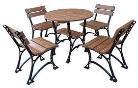 New and used patio furniture for sale near you on facebook marketplace. Casa Padrino Art Nouveau Garden Furniture Set Brown Black 1 Garden Table 4 Garden Chairs Catering Furniture Garden Furniture Terraces Furniture