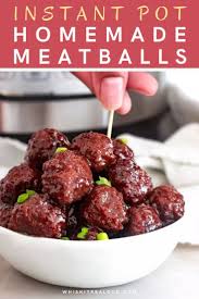 Instant Pot Homemade Meatballs With Jelly And Chili Sauce Recipe Grape Jelly Meatballs Homemade Meatballs Jelly Meatballs