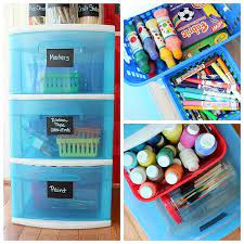 How To Organize Kids Art Supplies In A Small Space Art Supply Organization Kids Art Supplies Organize Kids Art Supplies