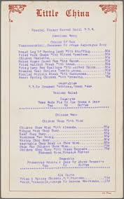 Little China Syracuse Ny 1938 American Vs Chinese Menu Chinese Menu Menu Book Vintage Menu