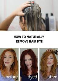 How to wash dyed hair without losing color. How To Naturally Remove Hair Dye Hair Dye Removal Hair Color Remover Removing Permanent Hair Color