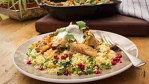 Crecipe.com deliver fine selection of quality spicy lamb and jewelled couscous recipes equipped with ratings, reviews and mixing tips. Middle Eastern Chicken With Jewelled Couscous Love Food