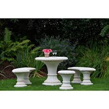 Garten Dekoration Sitzgruppe Gartenmoebel Gussstein Kunststein Gartenset Nova Gartenset Sitzgruppe Garten Sitzgruppe