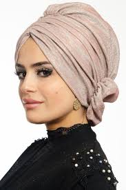Aise Tesettur Pudra Hazir Turban Modelleri Modelleme Turbanlar Pudra