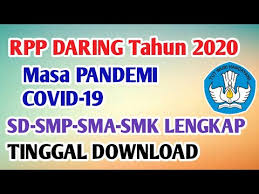 Pelajaran seni budaya, kelas vii, viii, ix didownload 2 kali,. Download Rpp Daring Sd Smp Sma Lengkap Masa Pandemi Covid 19