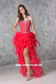 Wir bieten hochwertige rote brautkleider sehr günstig, wählen sie ein hochzeitskleid rot von us. Vokuhila Kleid Abendkleid Vorne Kurz Hinten Lang In Rot Von Abendkleid