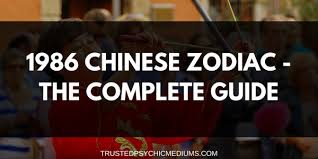 Check spelling or type a new query. All You Need To Know About 1986 Chinese Zodiac The Year Of The Tiger