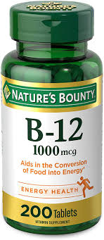 Discover the best vitamin b12 supplements in best sellers. Amazon Com Vitamin B12 By Nature S Bounty Vitamin Supplement Supports Energy Metabolism And Nervous System Health 1000mcg 200 Tablets Health Personal Care