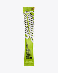 Glossy Stick Sachet Mockup Front View In Sachet Mockups On Yellow Images Object Mockups In 2020 Free Psd Mockups Templates Mockup Free Psd Psd Mockup Template