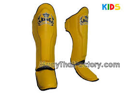 Top King Shin Guards For Kids Yellow
