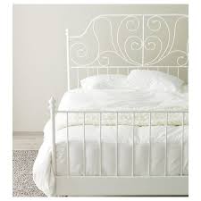 Bed bedroom furniture sets for queen. Leirvik White Luroy Bed Frame Standard Double Ikea