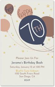 60th birthday invitations from zazzle. 70th Birthday Invitation Evite
