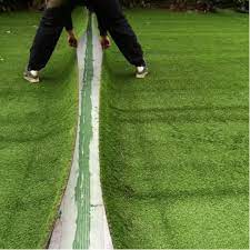 You should then nail it into place using nails every foot or so along the perimeter of the lawn. How To Lay Artificial Grass On Soil Laying Artificial Grass Steps