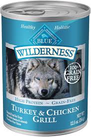 Blue Buffalo Wilderness Turkey Chicken Grill Grain Free Canned Dog Food 12 5 Oz Case Of 12