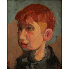 Joan Eardley R.s.a. (scottish 1921 1963) Portrait Of Jimmie