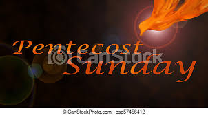 It is celebrated 50 days from easter sunday (including easter pentecost sunday is followed by pentecost monday (also known as whit monday), a public holiday. Background For Pentecost Sunday With Holy Spirit Symbol Canstock