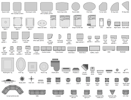 Design Elements Basic Furniture Floor Plan Symbols Floor Plan Design Floor Plans