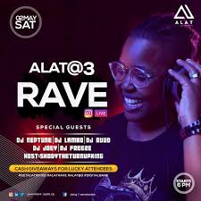It's almost impossible to envision how LIT 🔥 the ALAT @ 3 rave is going to  be!