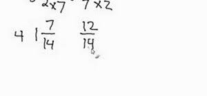 Not sure how to approach adding and subtracting fractions? How To Subtract Fractions With Borrowing Math Wonderhowto