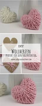 Diy Wollherzen Schnell Und Einfach Selber Machen Schone Deko In 2020 Valentinstag Geschenk Basteln Muttertag Geschenke Basteln Geschenke Selber Basteln