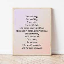 But that doesn't mean all politicians have to watch their budgets carefully — at least not. I Am Healthy I Am Wealthy I Am Rich Manifestation Digital Wall Art Printable Wall Art Quote Art Poster Print Digital Download Tiktok In 2021 Printable Wall Art Quotes Manifestation Quotes