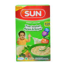 Halo temen2, di video ini aku mau review 7 bubur bayi 6 bulan, yaitu sun, milna, milna wgain, promina, cerelac, nayz, dan. Jual Sun Rasa Ayam Sayur Bubur Bayi Lanjutan Tim Instan Usia 8 24 Bulan 100 G Murah Mei 2021 Blibli