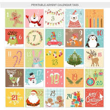 Christmas Advent Calendar Tags Christmas Countdown Calendar Etsy Printable Advent Calendar Christmas Advent Calendar Advent Calendars For Kids