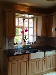limed oak kitchen now hand painted