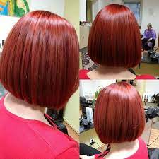 red hair line bob thick hair styles hair styles hair beauty