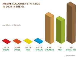 59 billion land and sea animals killed for food in the us in