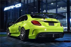 Darwin Pro Darwinpro Mercedes Benz C43 C63 W205 Sedan Amg Carbon Fiber Rear Diffuser Mercedes Benz Honda Civic Coupe Mercedes