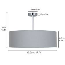Alcune delle nostre illuminazioni si montano a filo, altre sporgono lievemente dal soffitto. Per Camera Da Letto Lampada Rotonda Lampada Da Soffitto Lampada Plafoniera 3 E27 45 Cm Di Diametro Sparksor Lampada A Sospensione In Tessuto Sala Da Pranzo E Soggiorno Sistemi Di Faretti