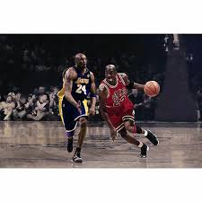 😎😎 michael jordan dunk from foul line poster 36 x 24 50700 free us ship. Kobe Bryant Vs Michael Jordan Basketball Poster Wall Mural On Thick 8mil Paper Kunstplakate Com Antiquitaten Kunst