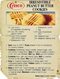 Peanut Butter Cookies Image Of A Saved Old Crisco Label Recipe Best Peanut Butter Cookies Crisco Peanut Butter Cookies Classic Peanut Butter Cookies