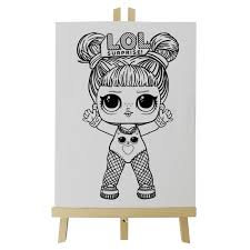 23 mewarnai gambar hewan hitam putih merupakan koleksi photo yang telah kami sediakan di website gambar mewarnai terbaru untuk mempermudah anda dalam. Kanvas Gambar Anak Lol Surprise Bonus Mewarnai Outline Coloring Lukis Shopee Indonesia