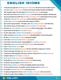 1500 English Idioms From A Z With Useful Examples 7esl