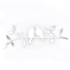 Free standard delivery to most of uk. Love Birds Metal Wall Art Sculpture Ornament For The Home And Garden